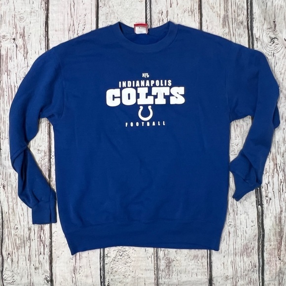 Indianapolis Colts NFL Football Crewneck Pullover Sweatshirt - Picture 1 of 6